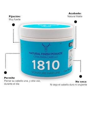 Cera para cabello 1810 para fortalecimiento
