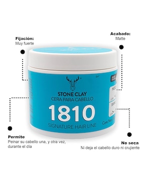 Cera para cabello 1810 para fortalecimiento