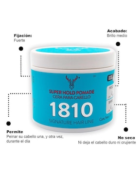 Cera para cabello 1810 para fortalecimiento