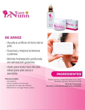 Kit tratamiento facial hidratante Nunn Care