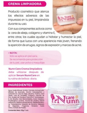 Kit tratamiento facial hidratante Nunn Care