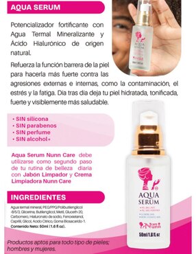 Kit tratamiento facial hidratante Nunn Care