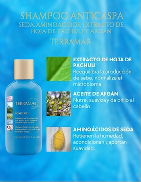 Set de shampoo para cabello todo tipo Scalp Aid Terramar
