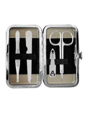 Set de manicure manual Conair Man de acero inoxidable con 5 piezas