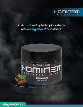 Crema facial recomendada para revitalizar de día y noche Hominem para todo tipo piel