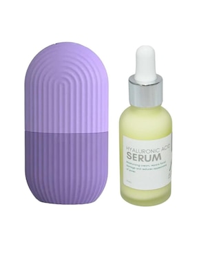 Kit de sérum facial antiedad con sérum y masajeador facial allskin todo tipo piel