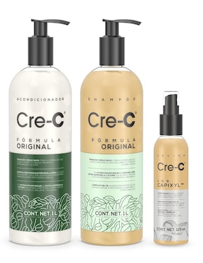 Kit de shampo y acondicionador para cabello fórmula original Cre-c