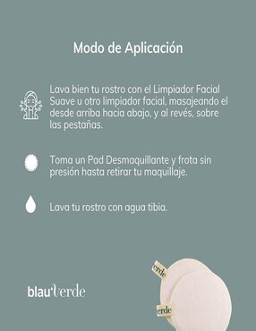 Pad desmaquillante Blauverde