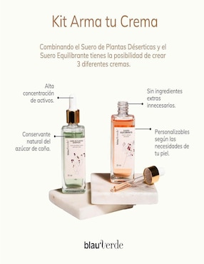 Set de sérum facial Blauverde de todo tipo de piel