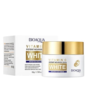 Crema facial recomendada para aclarar día y noche Bioaqua para todo tipo piel