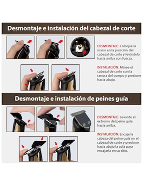 Recortadora de vello facial y corporal Belug