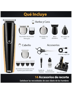Recortadora de vello facial y corporal Belug