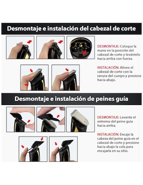 Recortadora de vello facial y corporal Belug