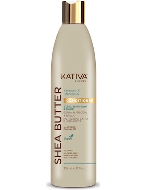 Imagen de producto Acondicionador restaurador Shea Butter nutrición brillo Kativa 355 ml