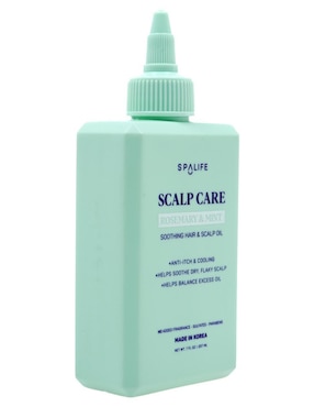 Aceite para cabello Rosemary & Mint calmante Spa Life 200 ml