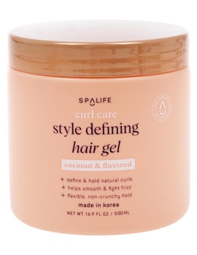 Gel Curl Care definidor de rizos con coco y linaza Spa Life