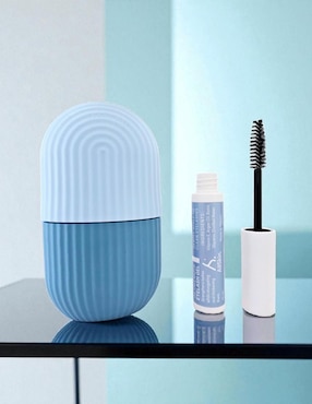 Tratamiento facial kit con gel para crecimiento de pestañas y masajeador antiedad Allskin