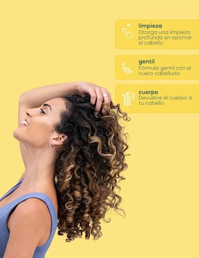 Shampoo para cabello rizado sin sal Urban Curls
