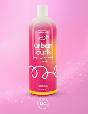 Shampoo para cabello rizado y ondulado Co-wash sin sulfatos Urban Curls