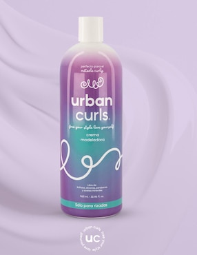 Crema para cabello rizado activador de rizos Urban Curls para antifrizz