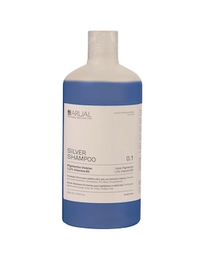 Shampoo matizador de canas para cabello Silver Arual 500 ml