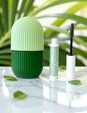 Kit tratamiento facial para crecimiento de pestañas, suero de colágeno y masajeador facial antiedad Allskin