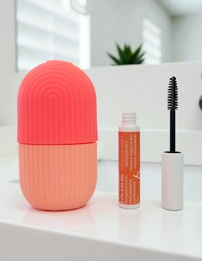 Kit tratamiento facial Eyelash gel y masajeador antiedad Allskin