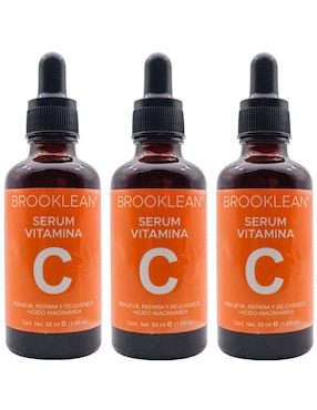 Set de sérum facial Vitamina C Brooklean todo tipo piel