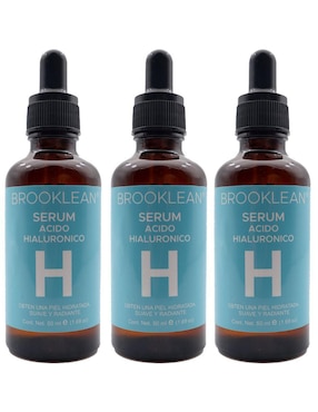 Set de sérum facial con acido hialurónico para hidratar Brooklean todo tipo de piel