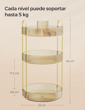 Organizador de cosmeticos armable Songmics Home Glora