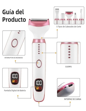 Depiladora para rostro y cuerpo Belug