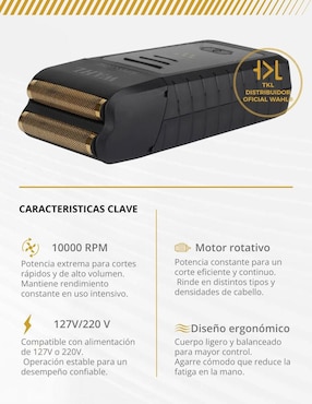 Recortadora para cabello, barba y cuerpo Wahl 08173-700