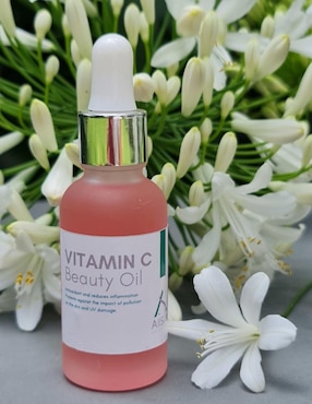 Kit tratamiento facial con caja de regalo y suero de vitamina C, gel y masajeador reparador Allskin