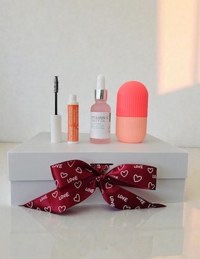 Kit tratamiento facial con suero de vitamina C, gel y masajeador reparador Allskin