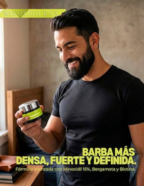 Tratamiento para barba y cabello en crema crecimiento Minoxidilmax