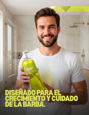 Shampoo anticaída para crecimiento de cabello y barba Minoxidilmax 1 L