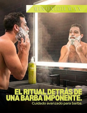 Shampoo anticaída para crecimiento de cabello y barba Minoxidilmax 1 L