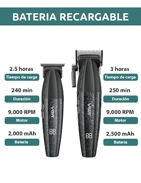 Juego de peluquería vgr v-640 16 piezas