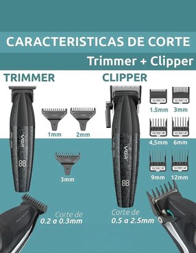 Juego de peluquería vgr v-640 16 piezas