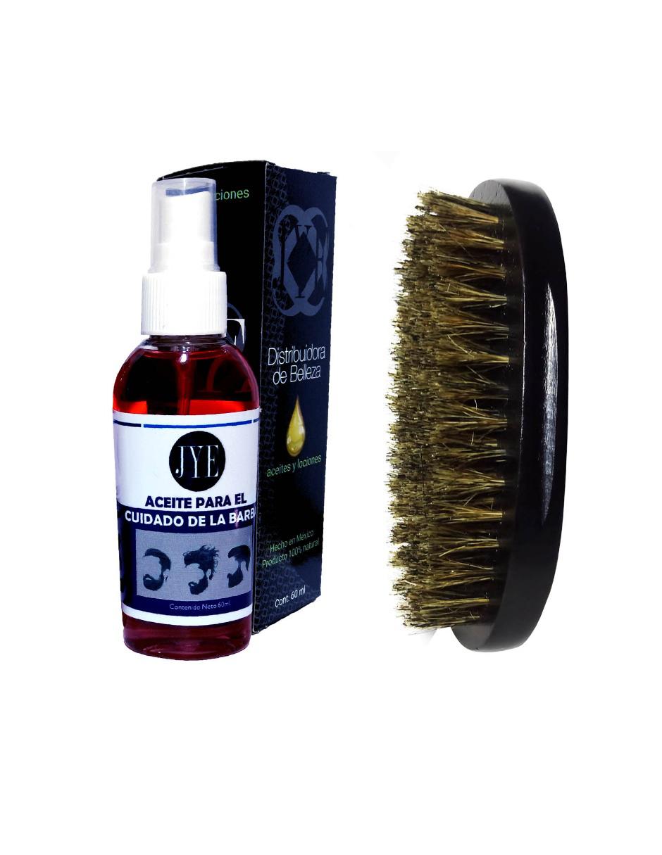 Kit cepillo para barba de madera 2