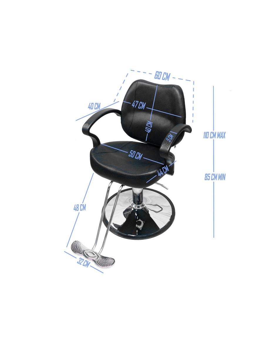 Silla estética reclinable Bioconfort sillón barbería giratorio 2