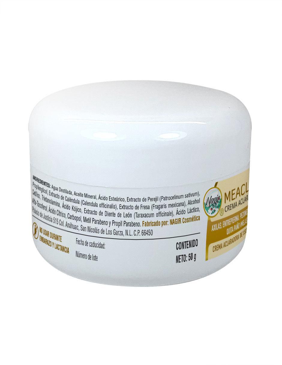 Crema para rostro y cuerpo recomendada para aclarar día y noche Meaclara para todo tipo piel 4