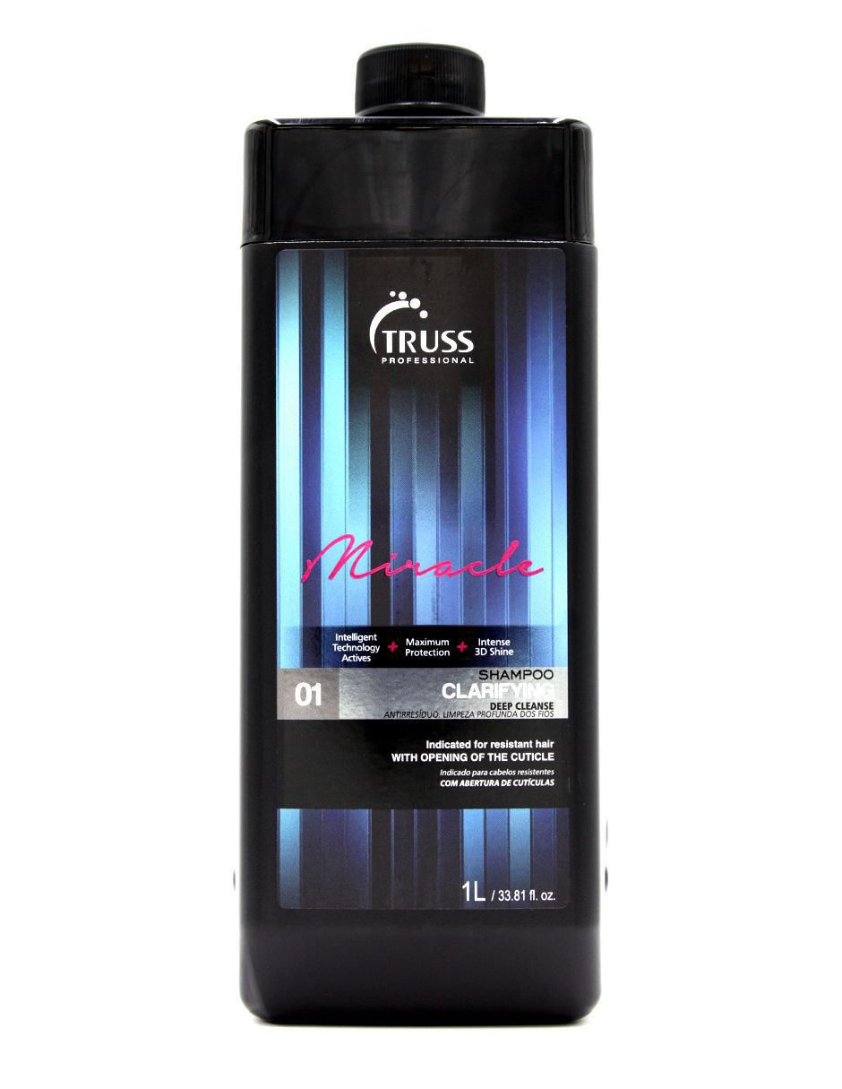 Shampoo para cabello Para Decolorado Clarifying Miracle Truss Miracle Shampoo para cabello Para Decolorado Clarifying Miracle Truss Miracle