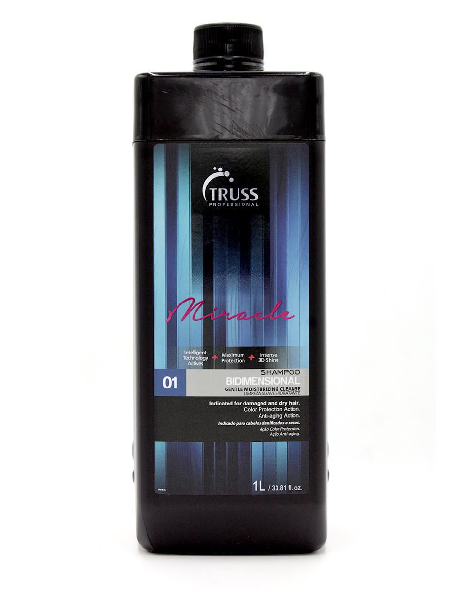 Shampoo hidratante para cabello Bidimensional Miracle Truss Miracle
