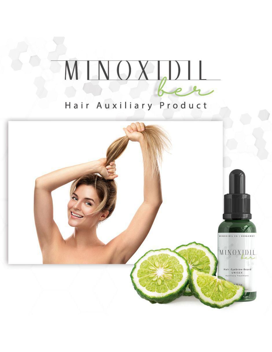 Tratamiento para barba y cabello anticaída Minoxidil 5% 3