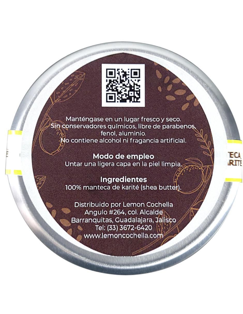 Tratamiento corporal 100% Manteca De Karité Shea Butter reparador Lemon Cochella 3