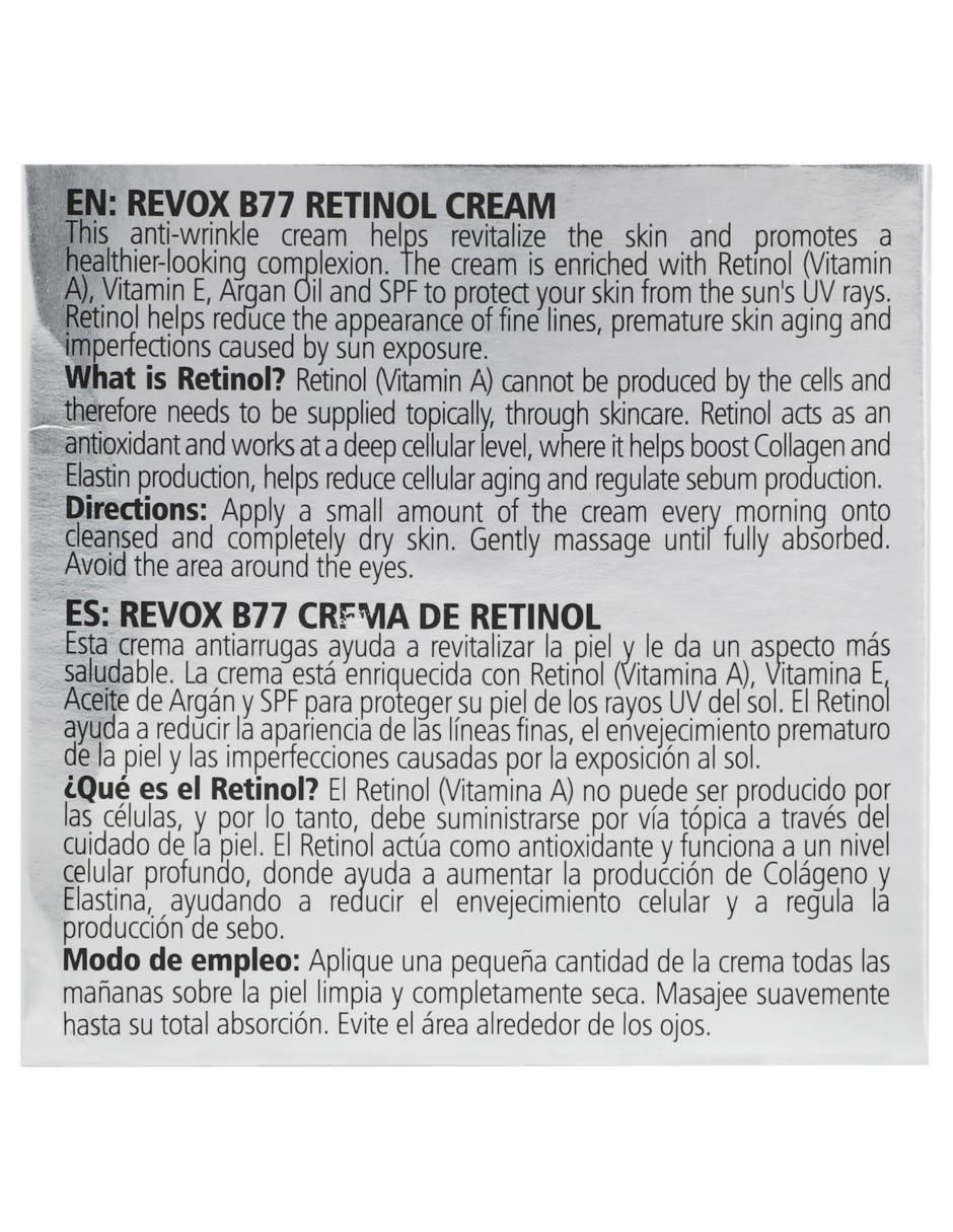 Crema facial recomendada para prevenir signos de la edad de día Retinol para todo tipo piel 3