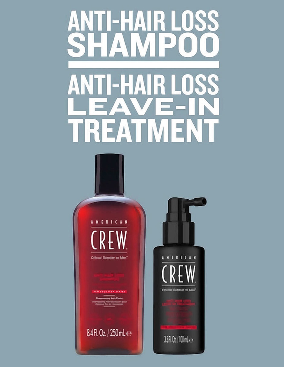 Shampoo anticaída para cabello Anti-Hairloss American Crew 250 ml 2