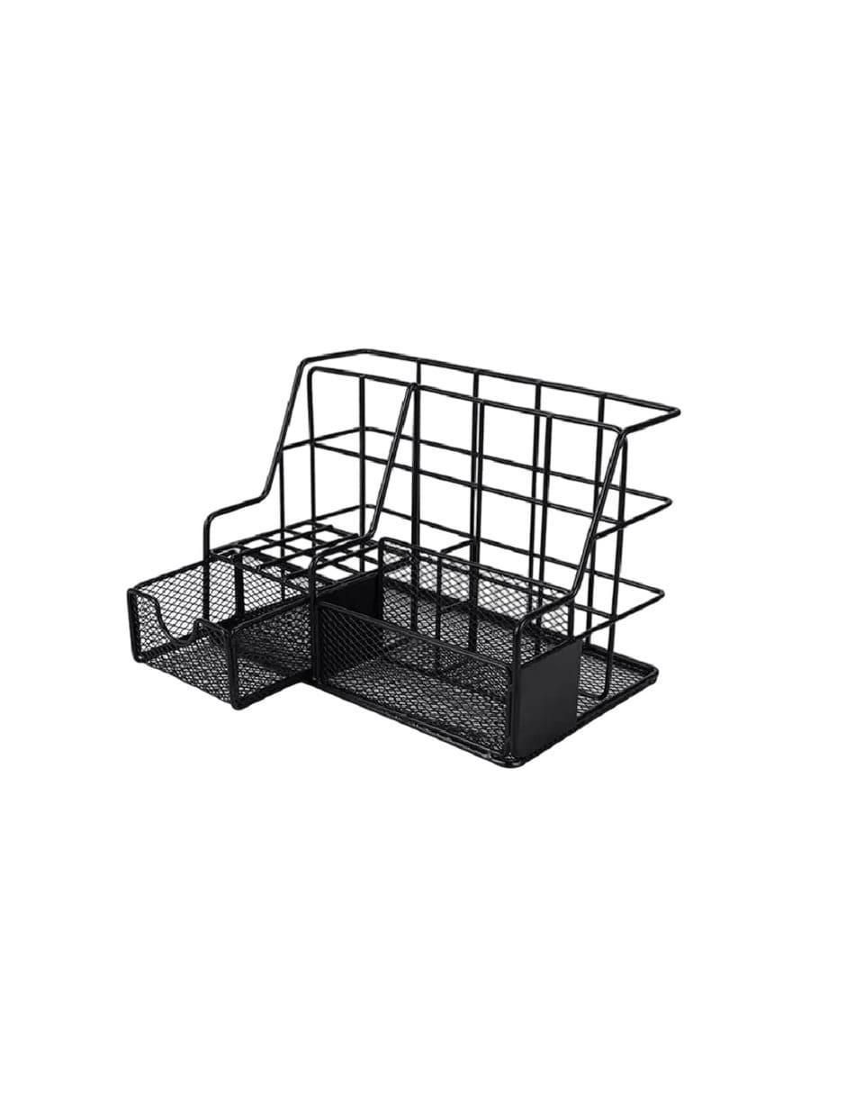 Estante organizador Gretail para cocina y comedor 4 niveles Negro