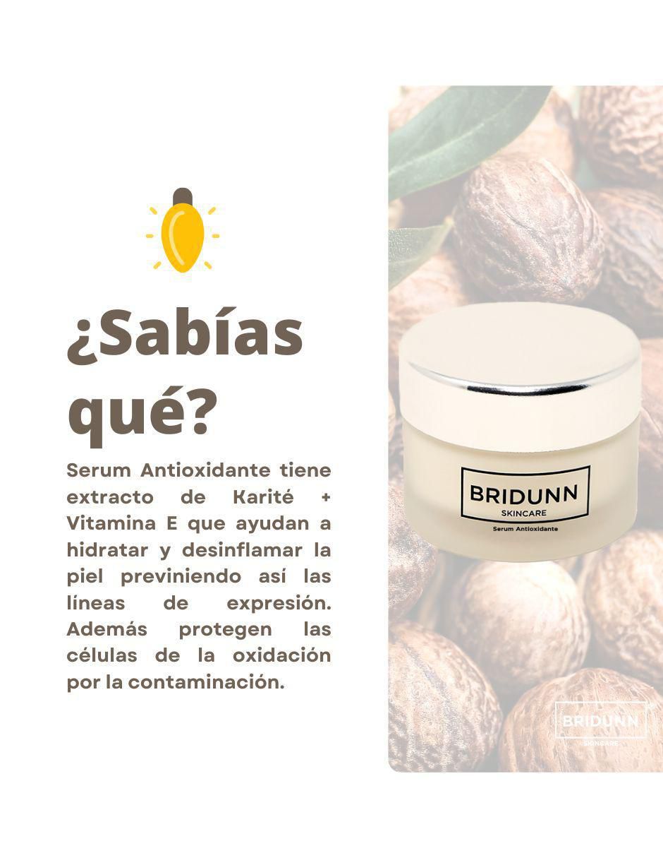 Sérum antioxidante de piel normales y sensibles 6
